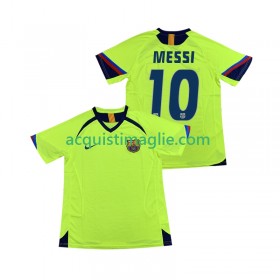 Divisa di Calcio Barcellona Lionel Messi 10 2006 Retro Trasferta 2005